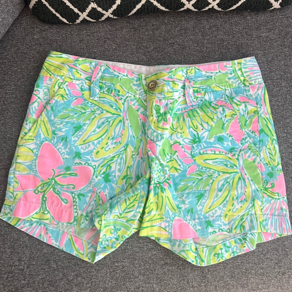 Lilly Pulitzer Callahan shorts EUC size 00